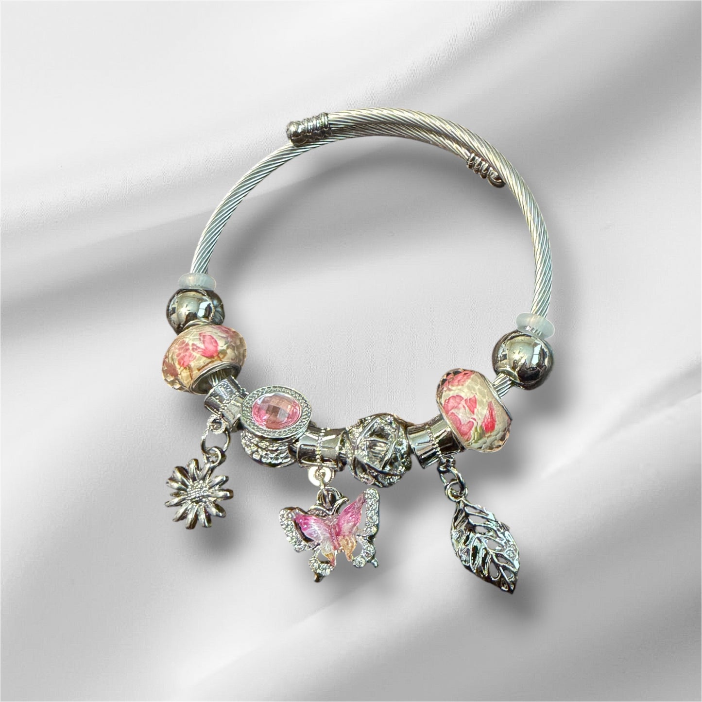 Butterfly charm bracelets