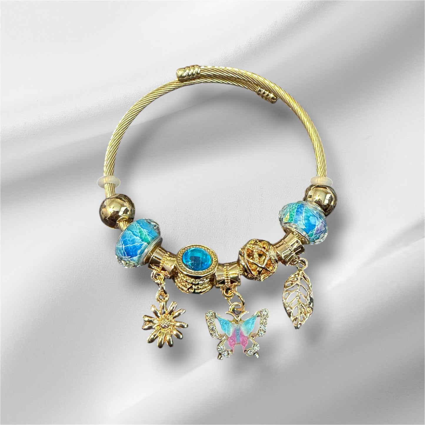 Butterfly charm bracelets