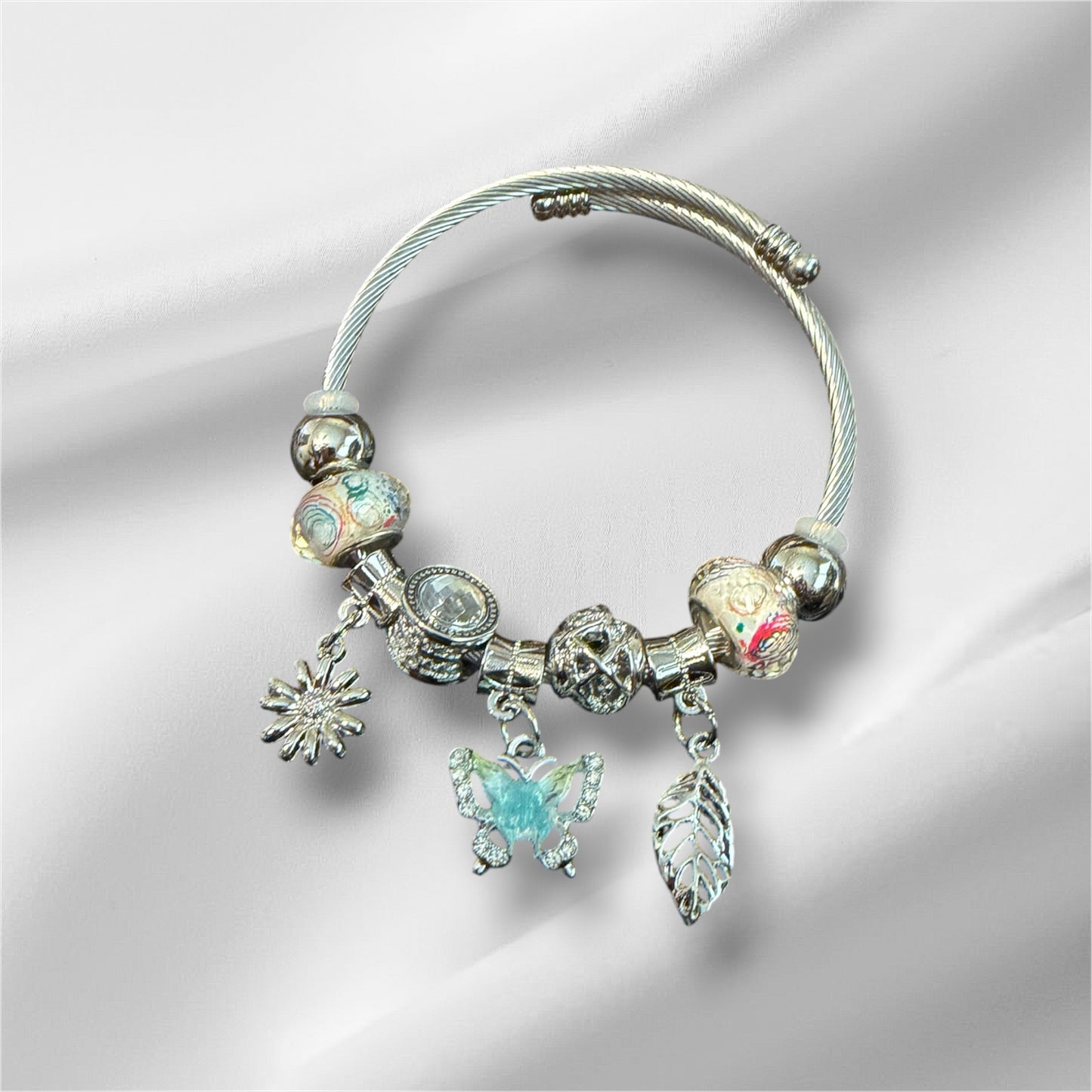 Butterfly charm bracelets